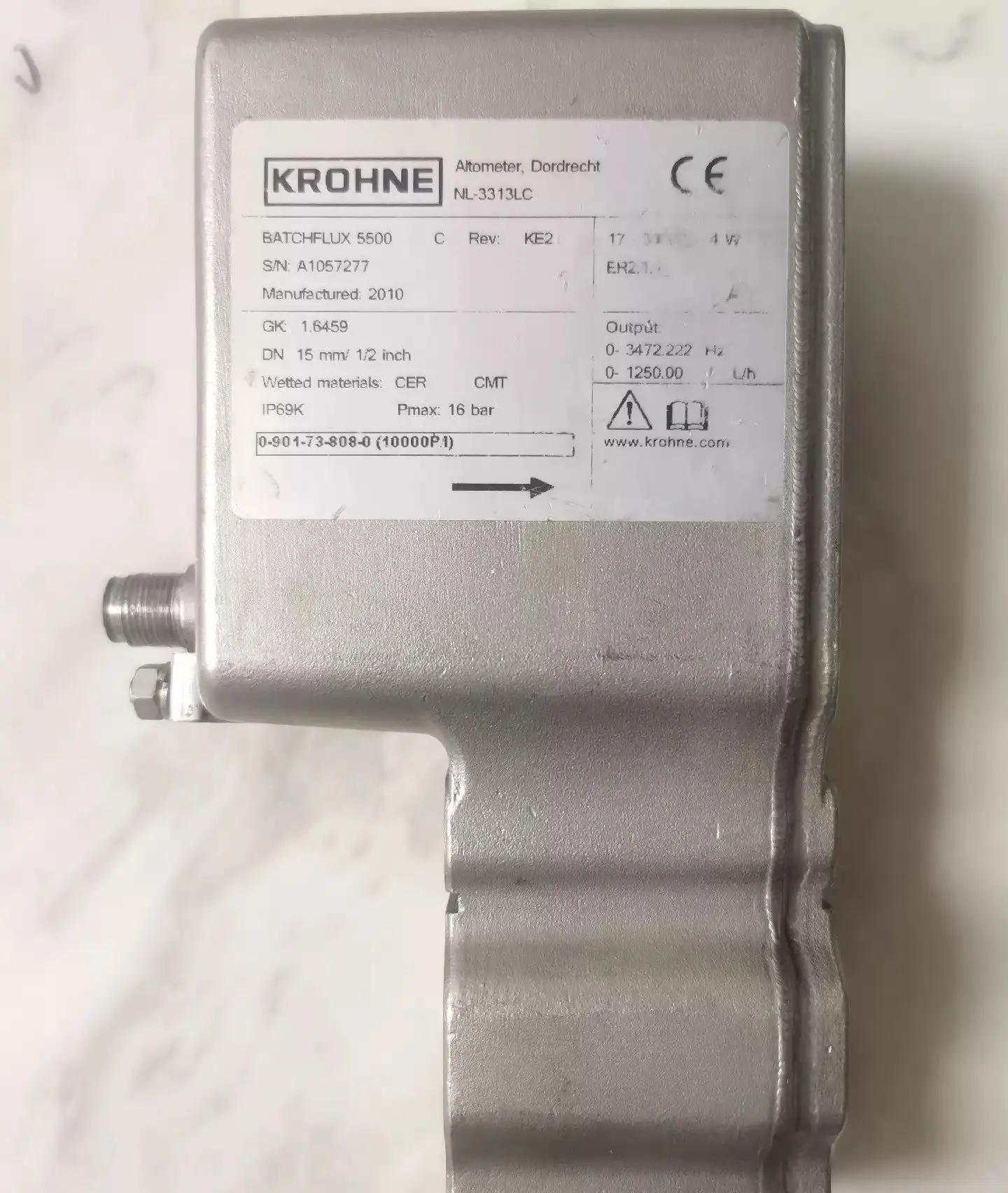 Расходомер KROHNE 5500C BATCHFLUX 5500C NL-3313LC DN15 DN10