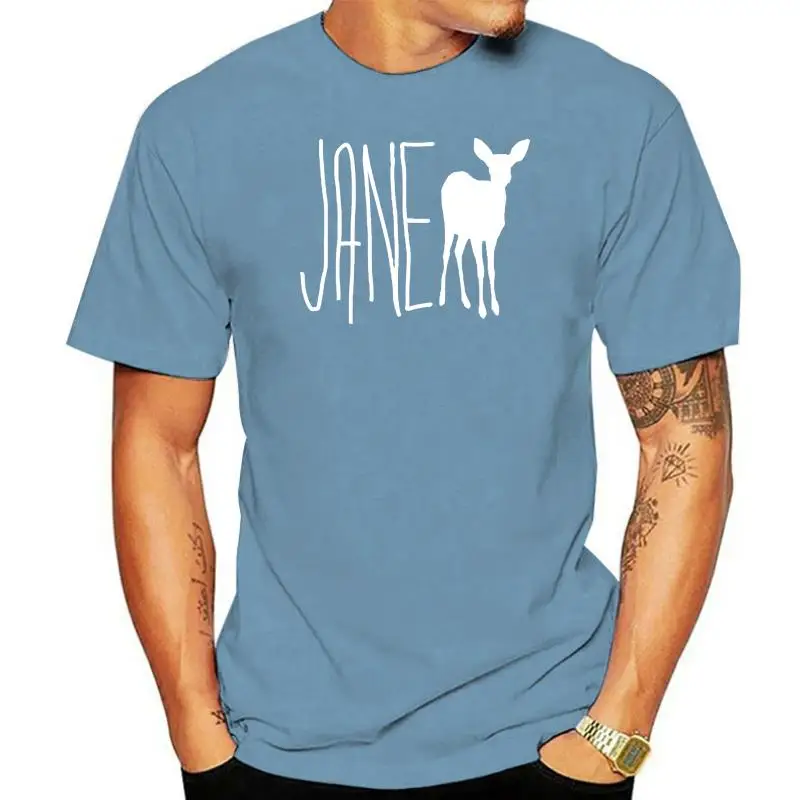 

Летняя футболка с надписью Life is странная Джейн Доу с бирюзовым рисунком из хлопка