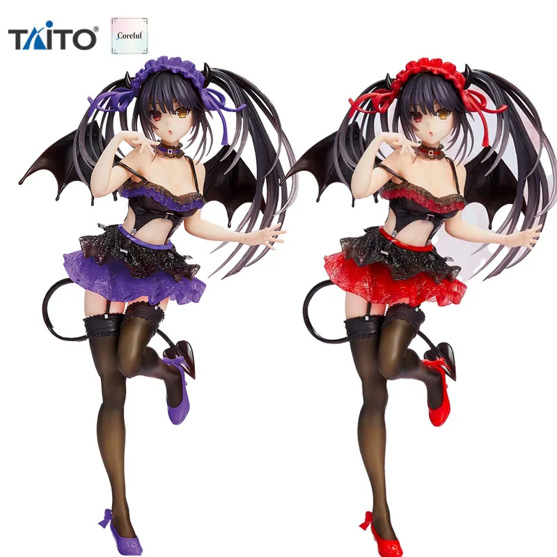 

Оригинальный подлинный TAiTO Coreful Kurumi Tokisaki DATE реалистичный IV Shouakuma Crane онлайн ограниченная фигурка для реальной жизни Akuma версия модели