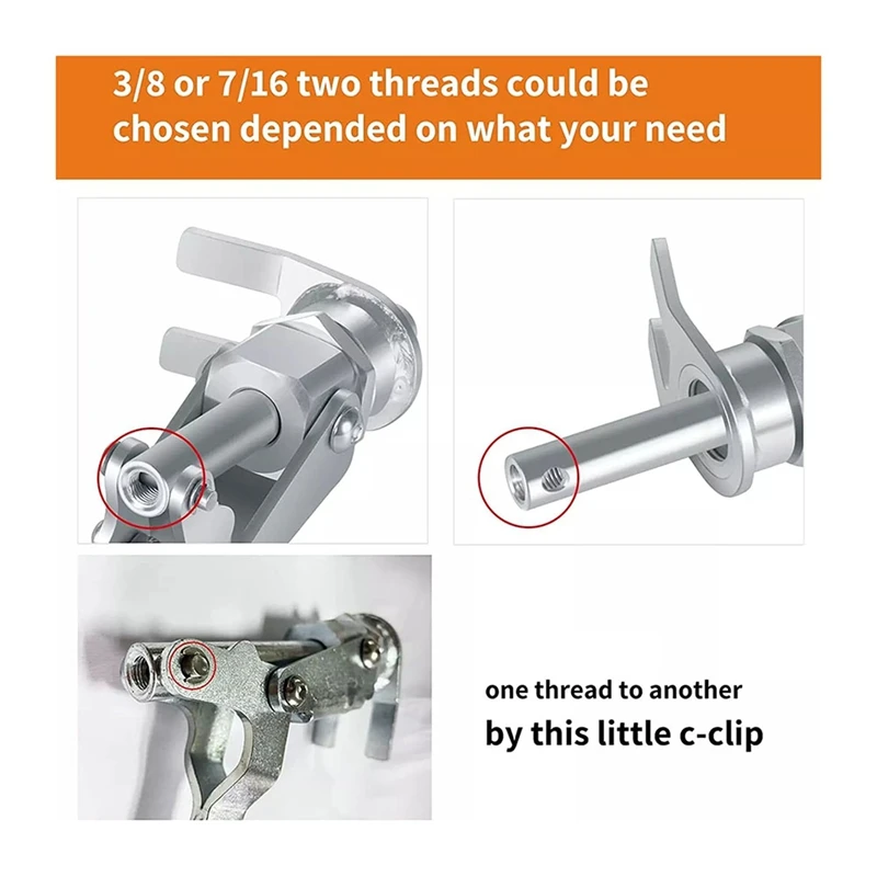 Универсально 66784 Инструмент для компрессора пружин клапана с креплением шпильки