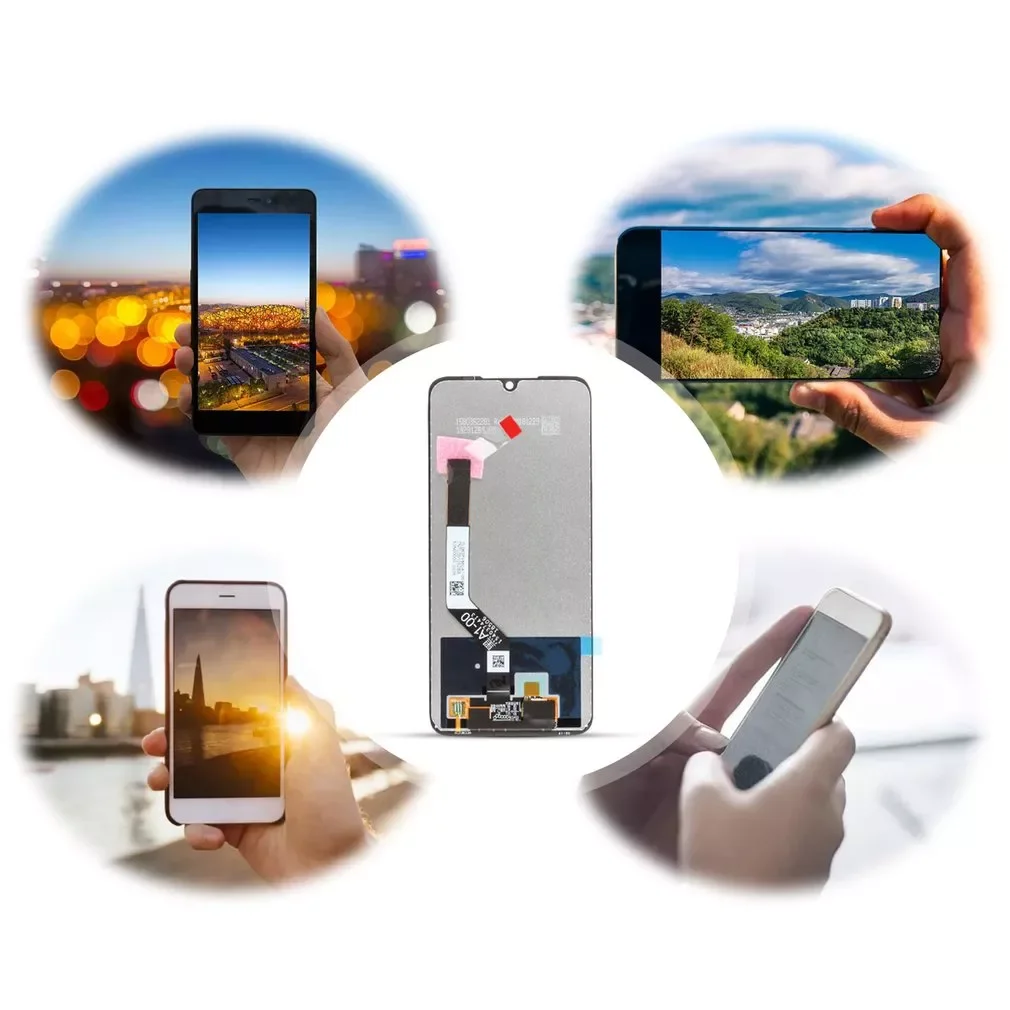 

LCD Display Touch Screen Digitizer Full Assembly Replacement Part Free Glue And Tools For Xiao mi Red mi NOTE 7