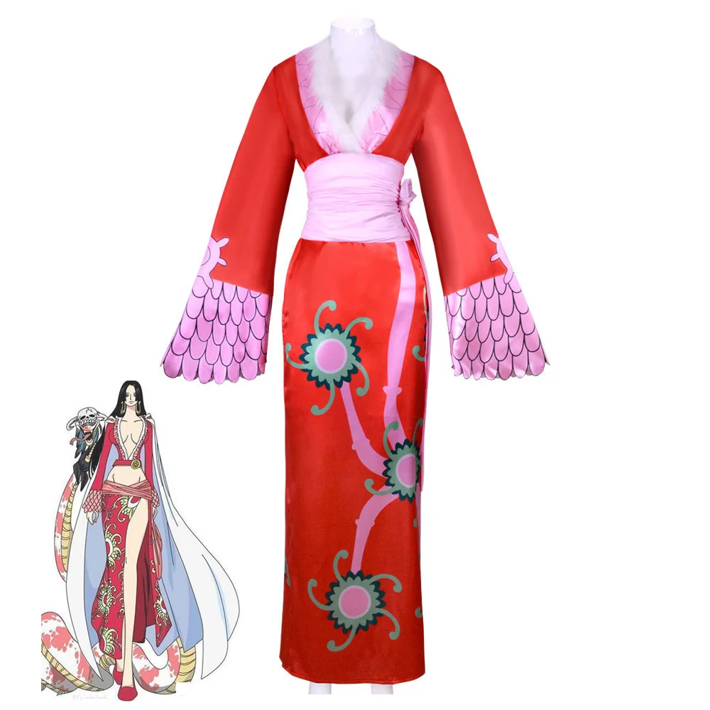 

Anime One Piece Cosplay Boa Hancock Women Costume