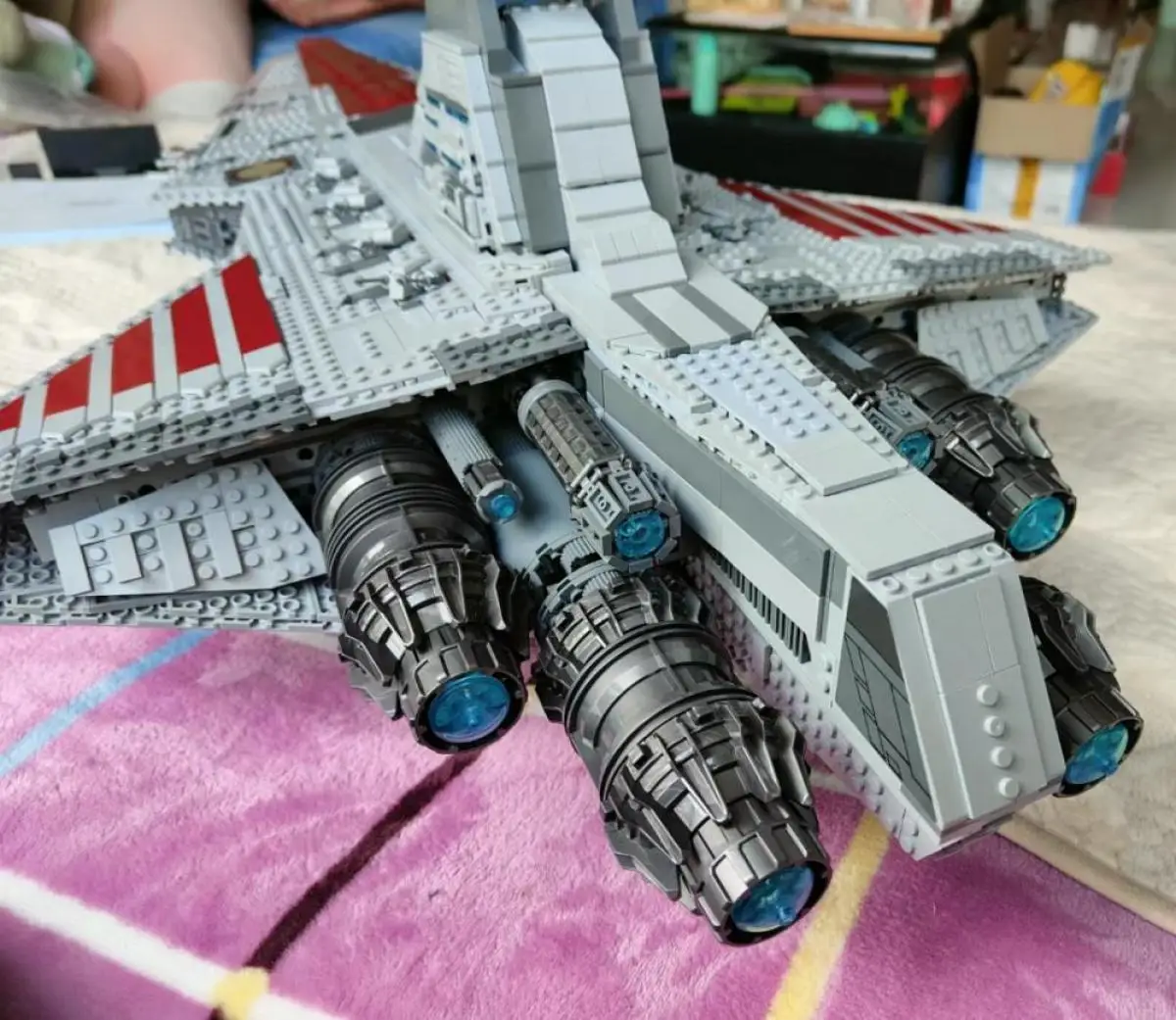 Новинка 2023 г. 75367 крупнейший комплект строительных блоков Venator rp-атаки Круизер