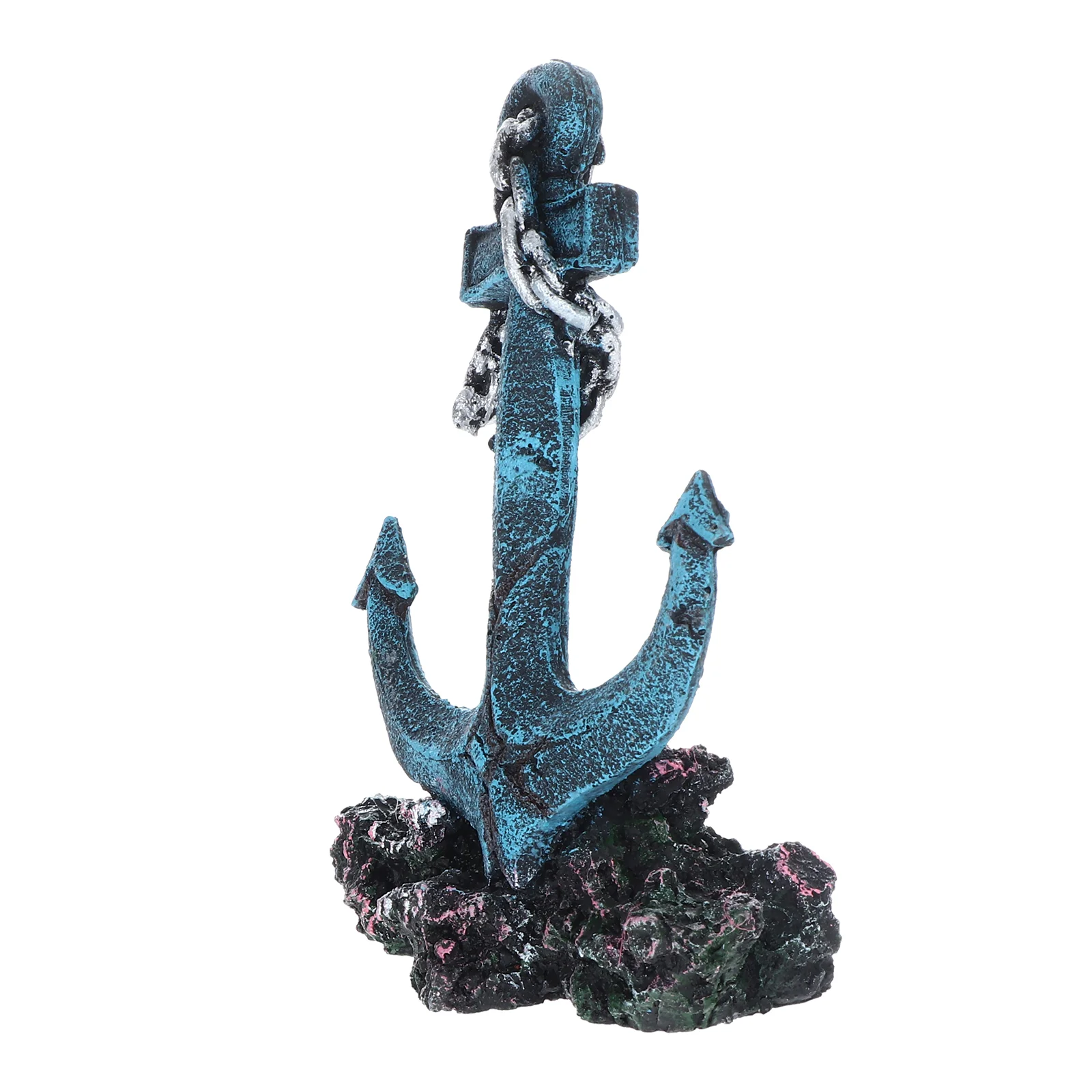 

Fish Tank Accessories Home Accessories Underwater Castle House Sailboat Decor Pool Ornaments Sculpture Resin Anchor Figurine