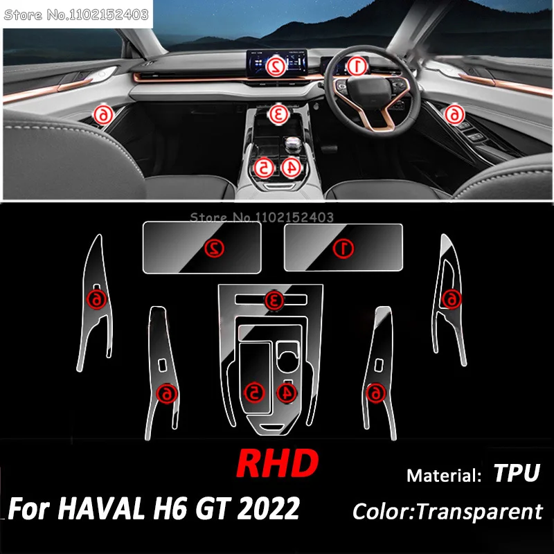 ТПУ автомобильное снаряжение приборная панель GPS-навигация экран пленка