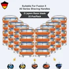 Лезвия для безопасной бритвы Gillette Fusion 5, с 5-слойными сменными головками
