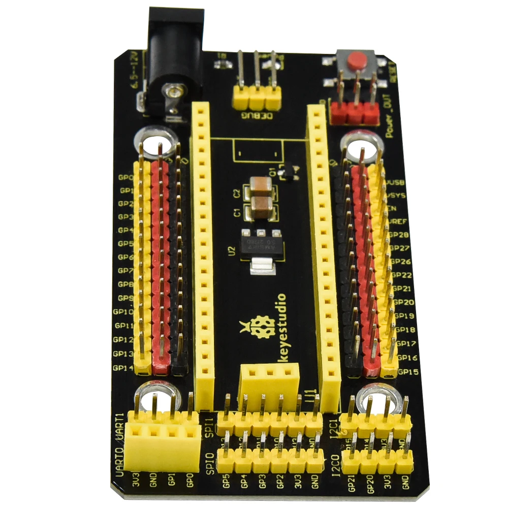 Плата расширения Keyestudio Raspberry Pi, экран Pico IO для макетной ...