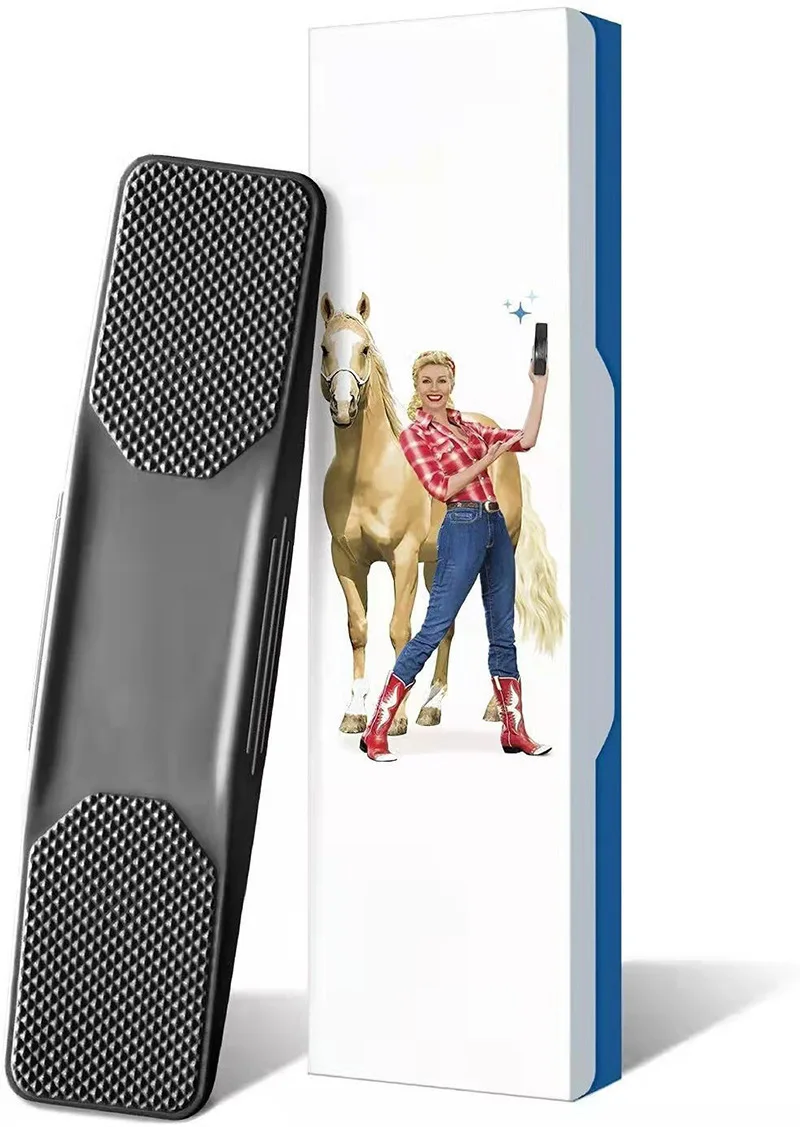 

Massage Horse Hair Brush Horse Hair Removal Massage Brush Dog Grooming Hair Removal Grooming Massage Kit Neat Pet Grooming Brush