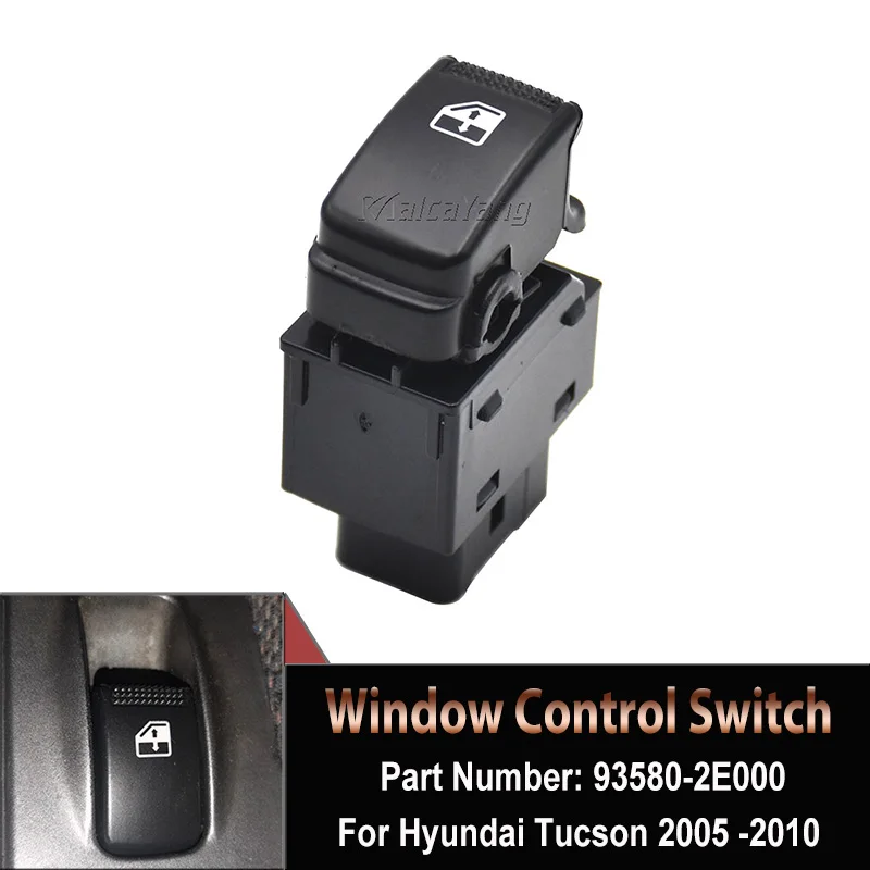 

Car Accessories Plastic Single Power Window Lifter Switch For Hyundai Tucson 2005-2009 2010 93580-2E000 93580-2E300 93580-2B000