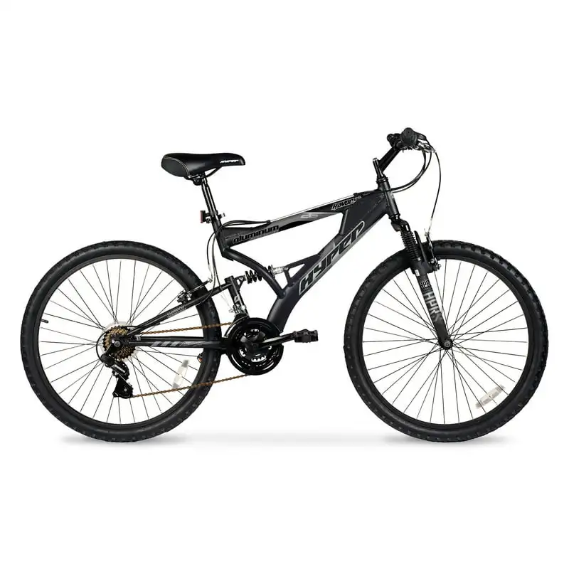 

26" Men's Havoc Mountain Bike, Black For Age 4-10 Boys and Girls Before School Gift
