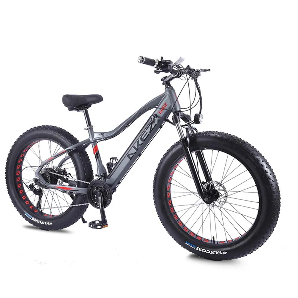 

Electric Bicycle 26 Inch Snow Bike Aluminum Alloy Hidden Lithium Battery Adult Power Mountain Rough Wheel Speed Brushless Motor