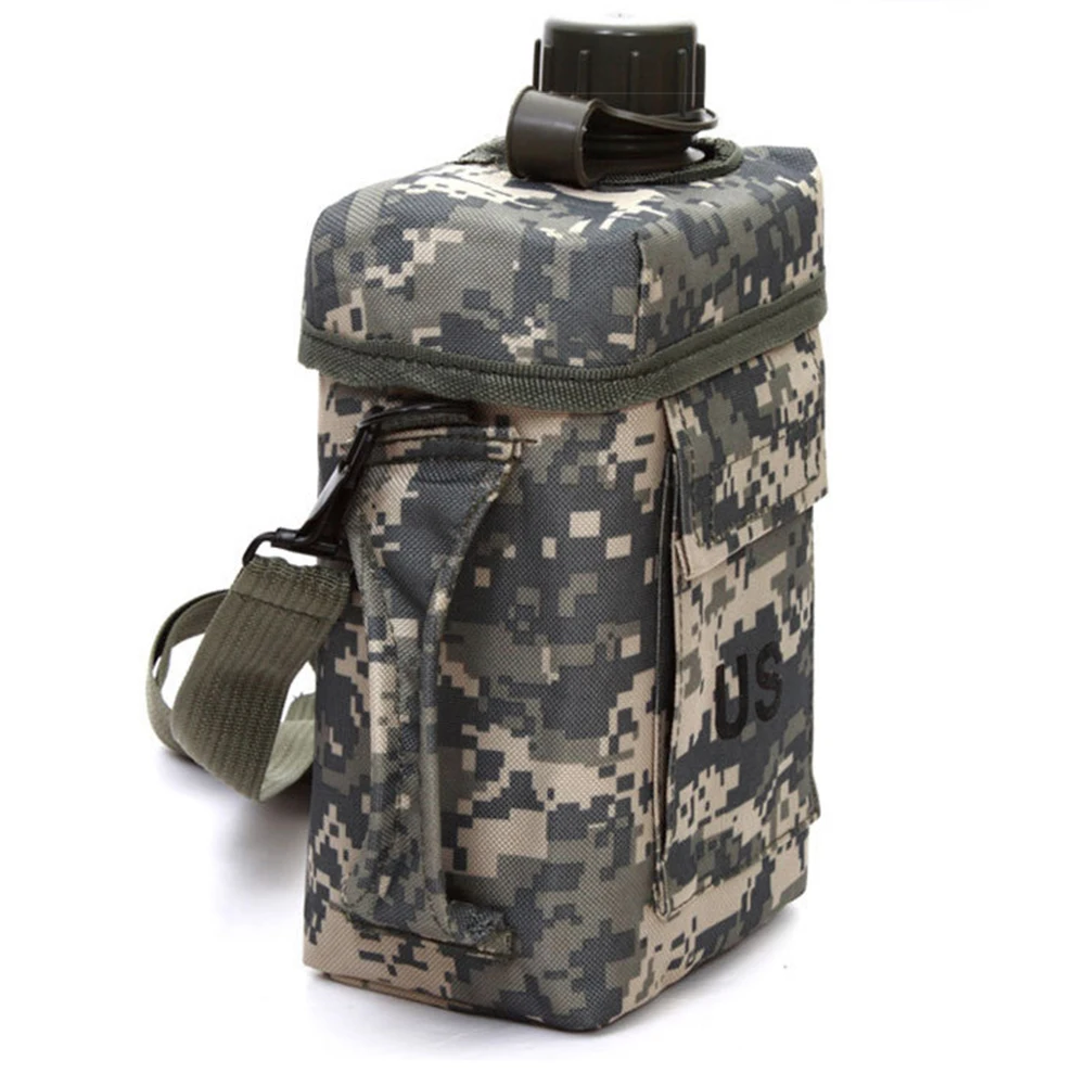 

2L Wear Resistant Water Bottle Outdoor Travel Portable Durable Camping Kettle PVC Canteen Sport Hiking Thermal Military
