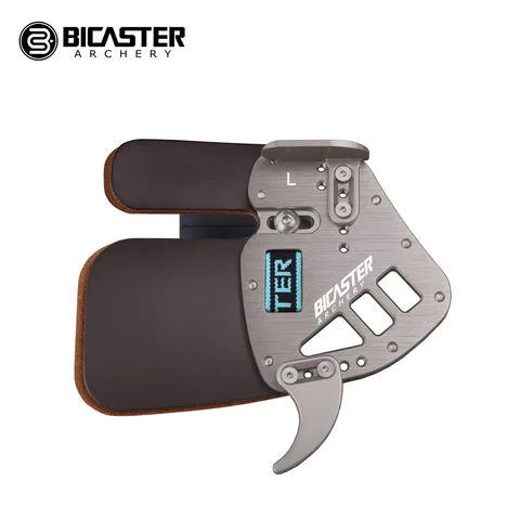 Защитный чехол для пальцев BICASTER из воловьей кожи + алюминиевый протектор для левой и правой руки для обратного лука S/M/L