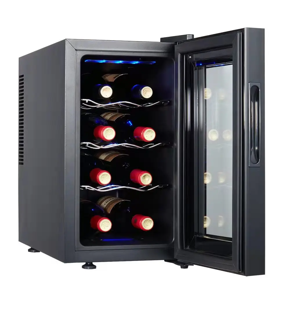 Фото Премиум на заказ Мини Kühlschrank Gewerbliche Glastür (0) Schicht Ige Lagerung Platzsparender Wein Kühlschrank Открытый Бытовой №1