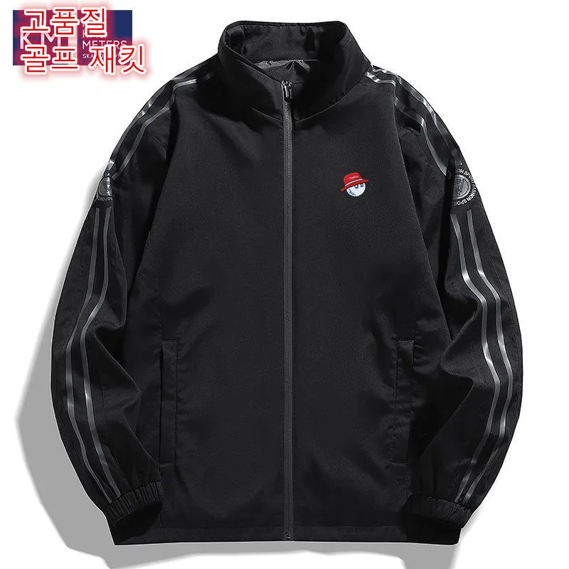 

Golf Jackets Golf wear men clothing Sport Stand Collar Long Sleeve Zipper Coats Bomber spring Jackets Women Male Golf Windbreak