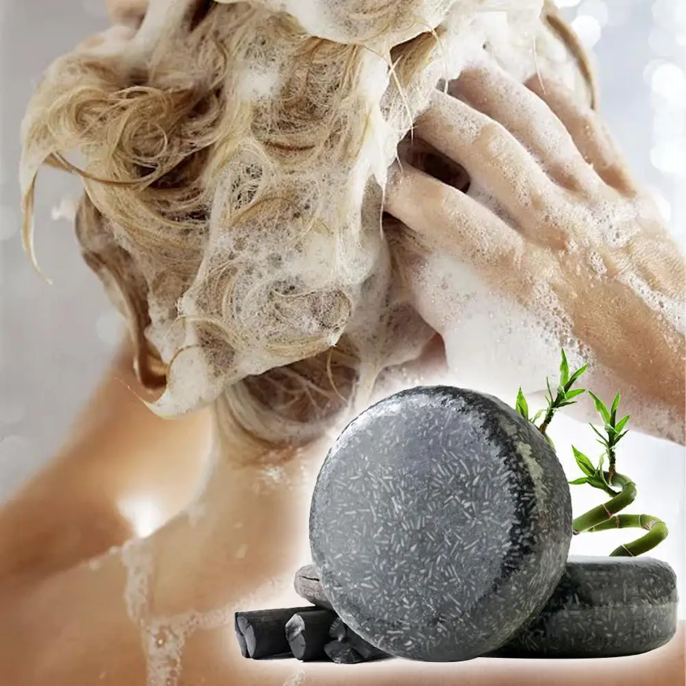 

Эссенция Polygonum, шампунь для затемнения волос, мыло, натуральная Органическая мягкая формула, шампунь для волос, против седых волос, против вы...