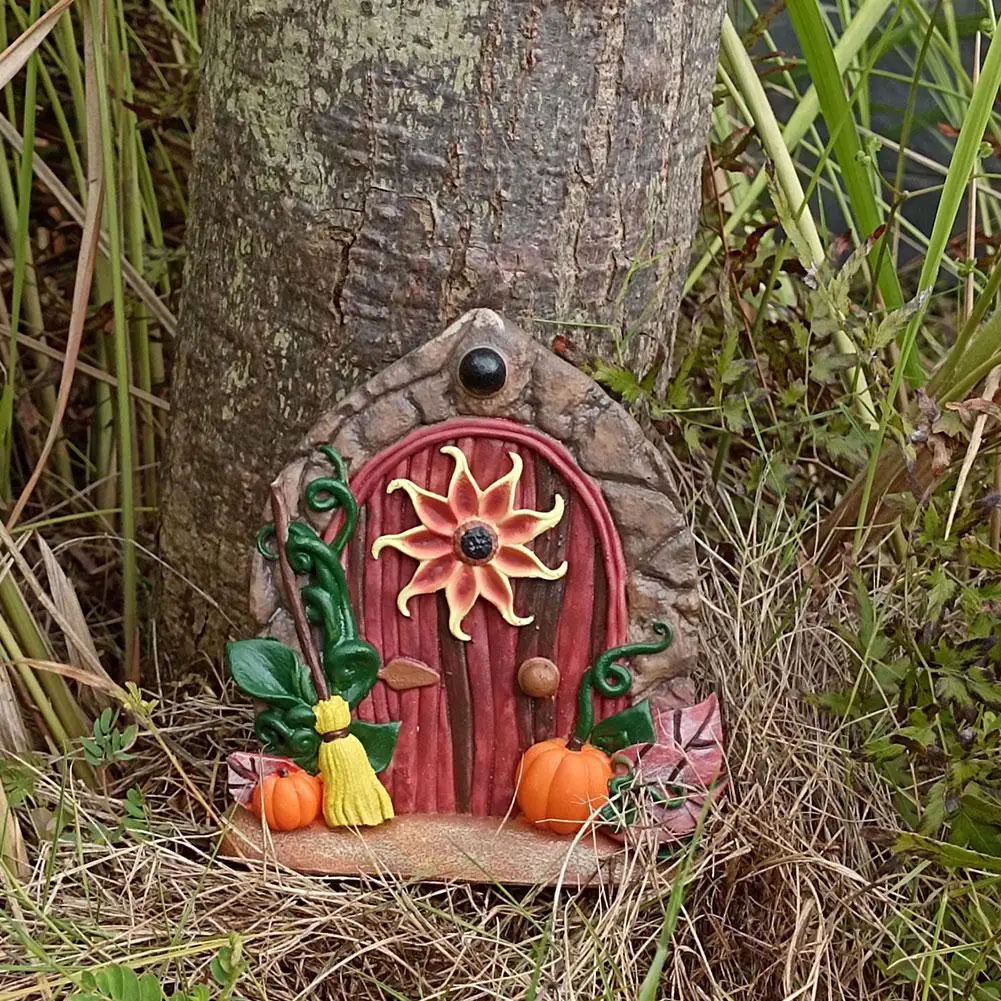 Деревянные сказочные двери эльфа мини Домашние украшения микро искусственные