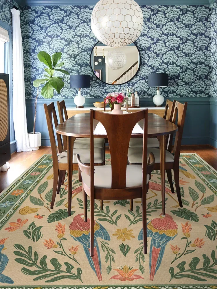 Большой ковер для гостиной прикроватный напольный коврик в богемном стиле ковры