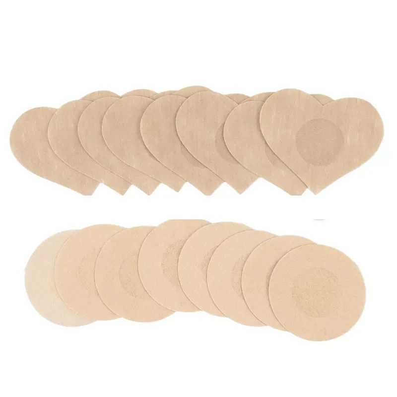 

Nipple Hiding Pasties Adhesive Nipple Covers Breast Petals Disposable Pads Female Stickers for Nipples Chest 10/50Pcs