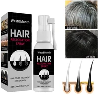 hair darkening spray serum herbal gray hair treatment anti white hair growth black repair dry damaged beauty health hair care