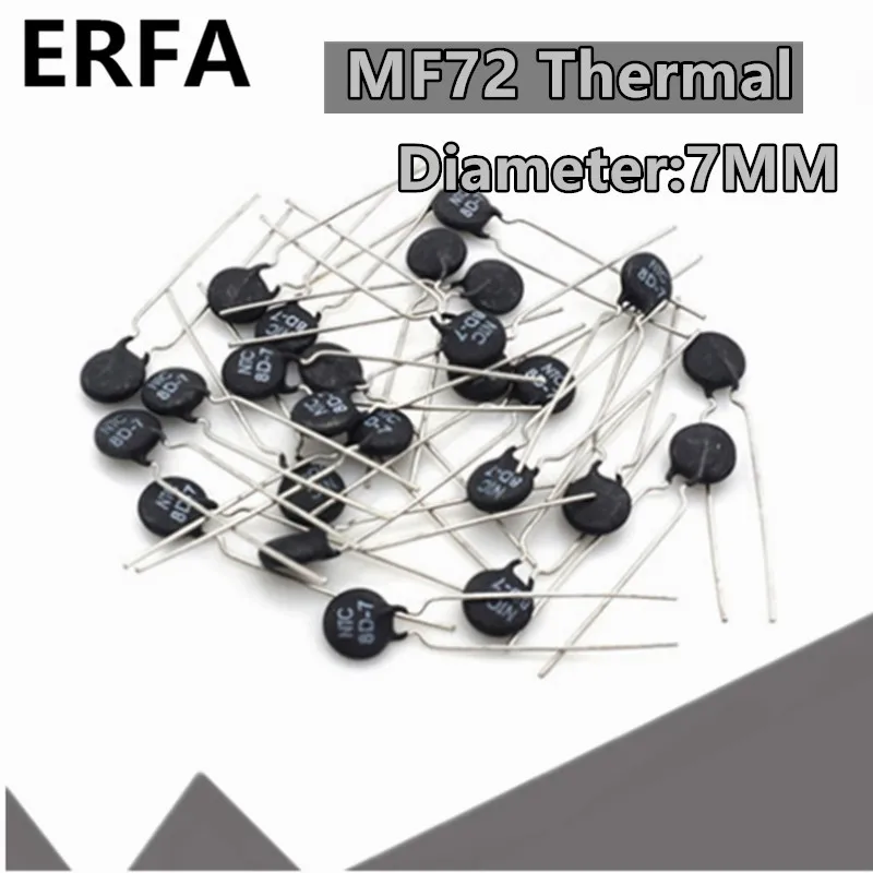 Терморезистор MF72 9 мм 3D-9 3R 5D-9 5R 8D-9 8R 10D-9 10R 12D-9 12R 16D-9 16R 20D-9 20R 22D-9 22R 33D-9 33R 50D-9 50R 10 шт. |