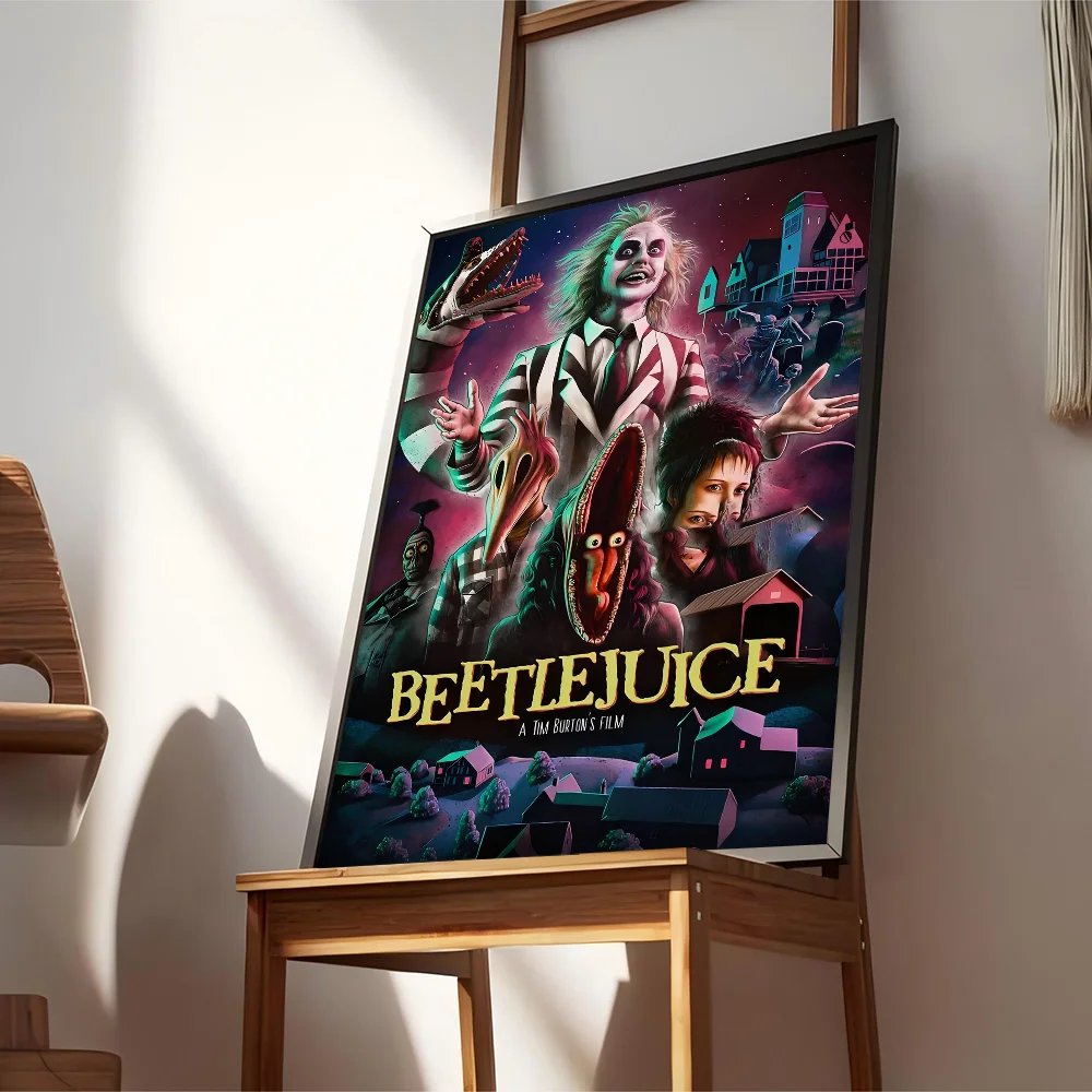 Классический фильм Битлджус комедия ужасов аниме постеры липкие HD качественные