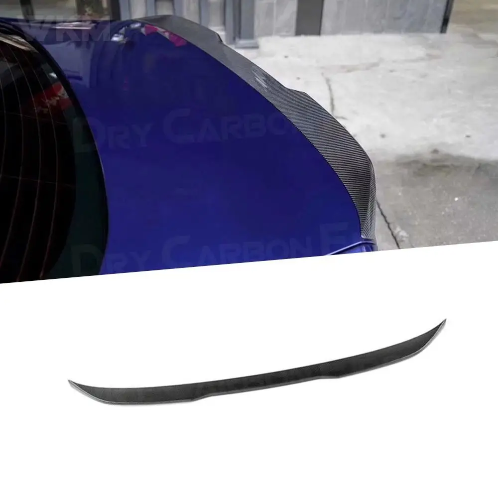 Стиль PO для BMW 5 серии G30 F90 M5 Sedan 2017-2019 Задний багажник Duck Спойлер из углеродного