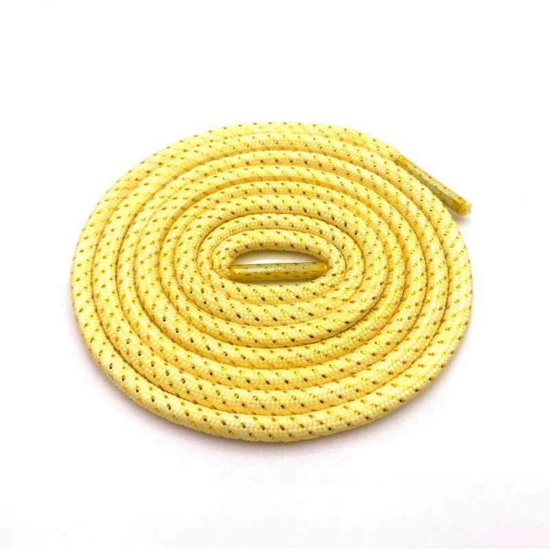 Official Weiou Laces Store 30 Pairs/Lot Golden Silver Black Round Strings Shimmering Metallic Rope Shiny For Fashion Party Dress