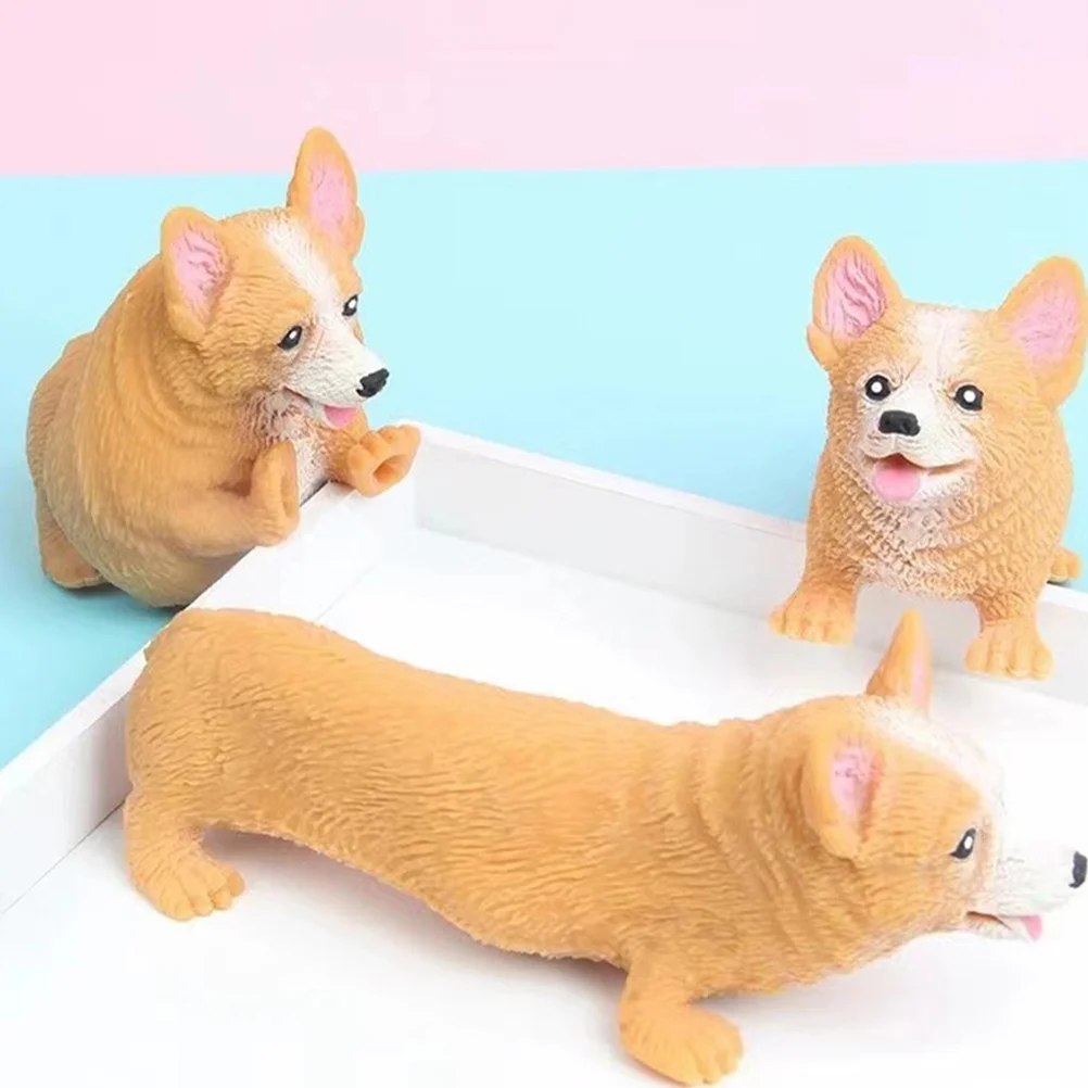 

2 Pcs Decompress Squeezing Toy Stretchy Toys Bulk for Kids Funny Stress Balls Animals