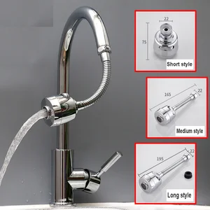 kitchen faucet water saving high pressure nozzle tap adapter bathroom sink spray shower rotatable accessories free global shipping