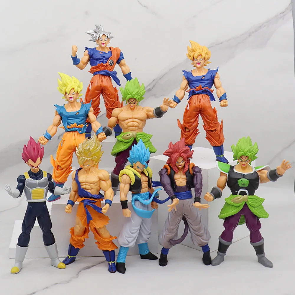 

Anime Figure Dragon Ball Z Sun Goku Vegeta Action Model Super Saiyan Set Classic Collectible Figurines Ornament Kids Toys Gifts