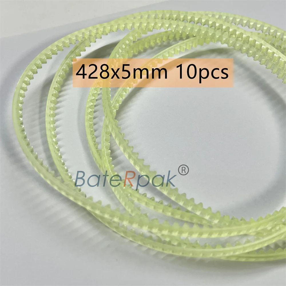 HUALIAN РЕМЕНЬ 410/420/428/598/657/678 мм x 5,960x7 мм BateRpak контактный ленточный уплотнительный зубчатый ремень, небольшой прозрачный ремень, цена 10 шт.