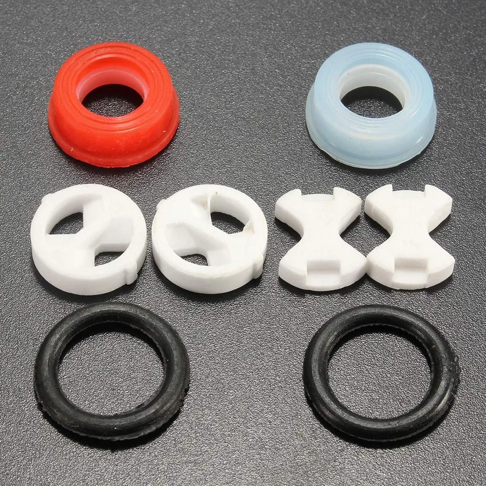 Ceramic Disc Silicon Washer Insert Turn Replacement 1/2" For Valve Tap Kitchen Faucet Accessories
