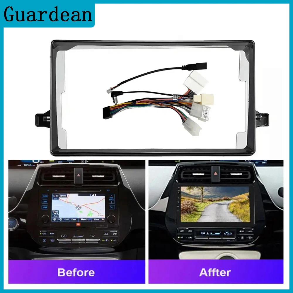 Автомобильная стереомагнитола 9 дюймов комплект Fascia Для установки отделочная