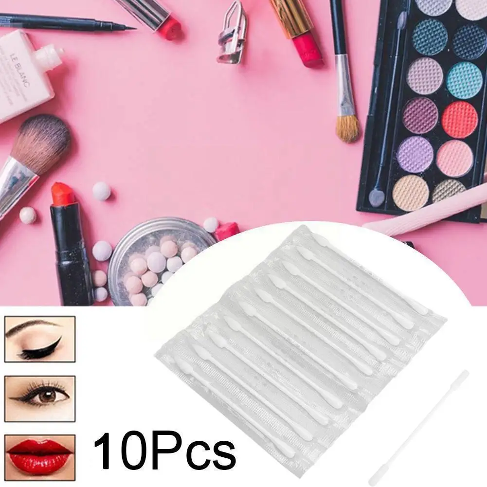 

Individually Packaged Cotton Swab Travel Portable Single Swab Carry Cotton Remover Swab Cotton Clean Makeup Pointed Double- R6T6