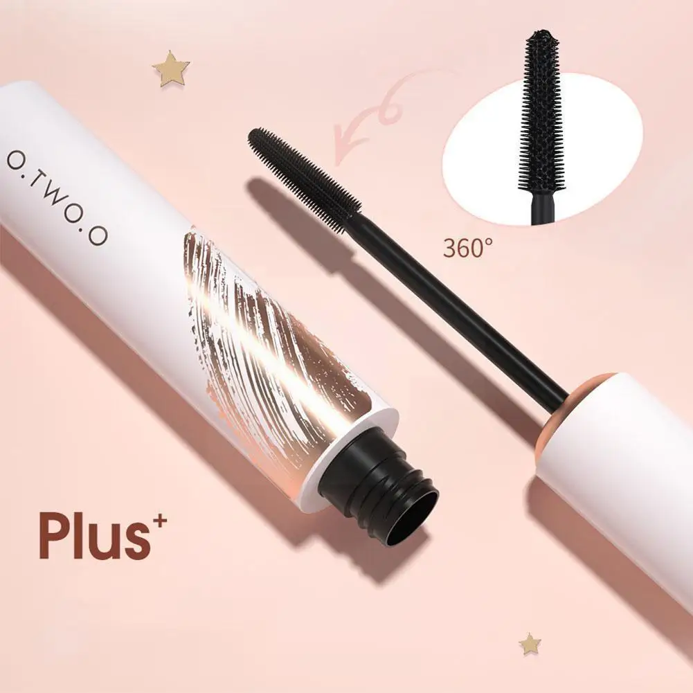 

Black Mascara Lengthens Eyelashes Waterproof Long-lasting Makeup Fiber Extension Silk Cosmetics Mascara Lash 4D I3F1