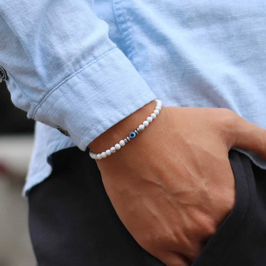 Браслет со злыми глазами индейки для мужчин