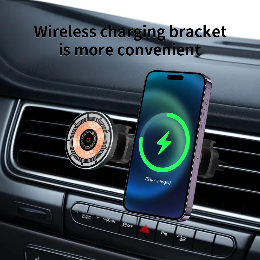 

Wireless Charger Car Magnetic Holder Multifunctional Air Vent Car Phone Holder for Iphone 14 Pro Max Xiaomi Holder for Car
