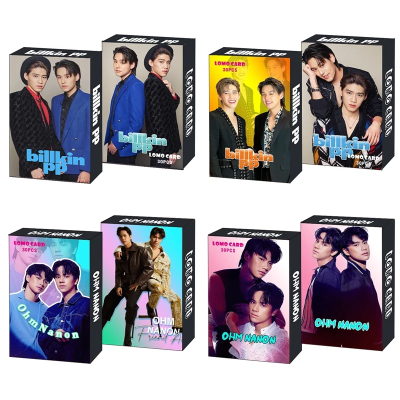 30PCS/Set Thailand Stars BKPP OHM NANON LOMO Cards High Quality Photo Album For Fans Collection Photocards Gift |