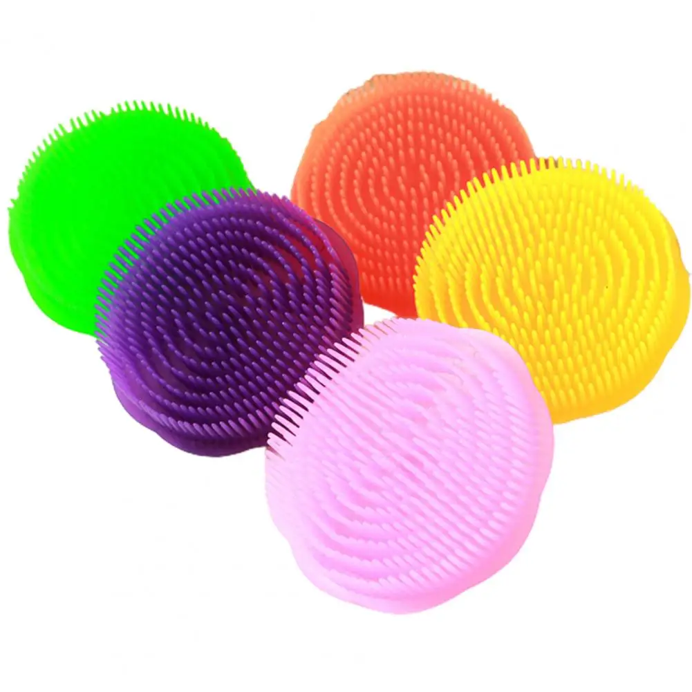 

Massage Comb Round Scalp Massagers Plastic Bathing Hair Scalp Comb Bathing Tool