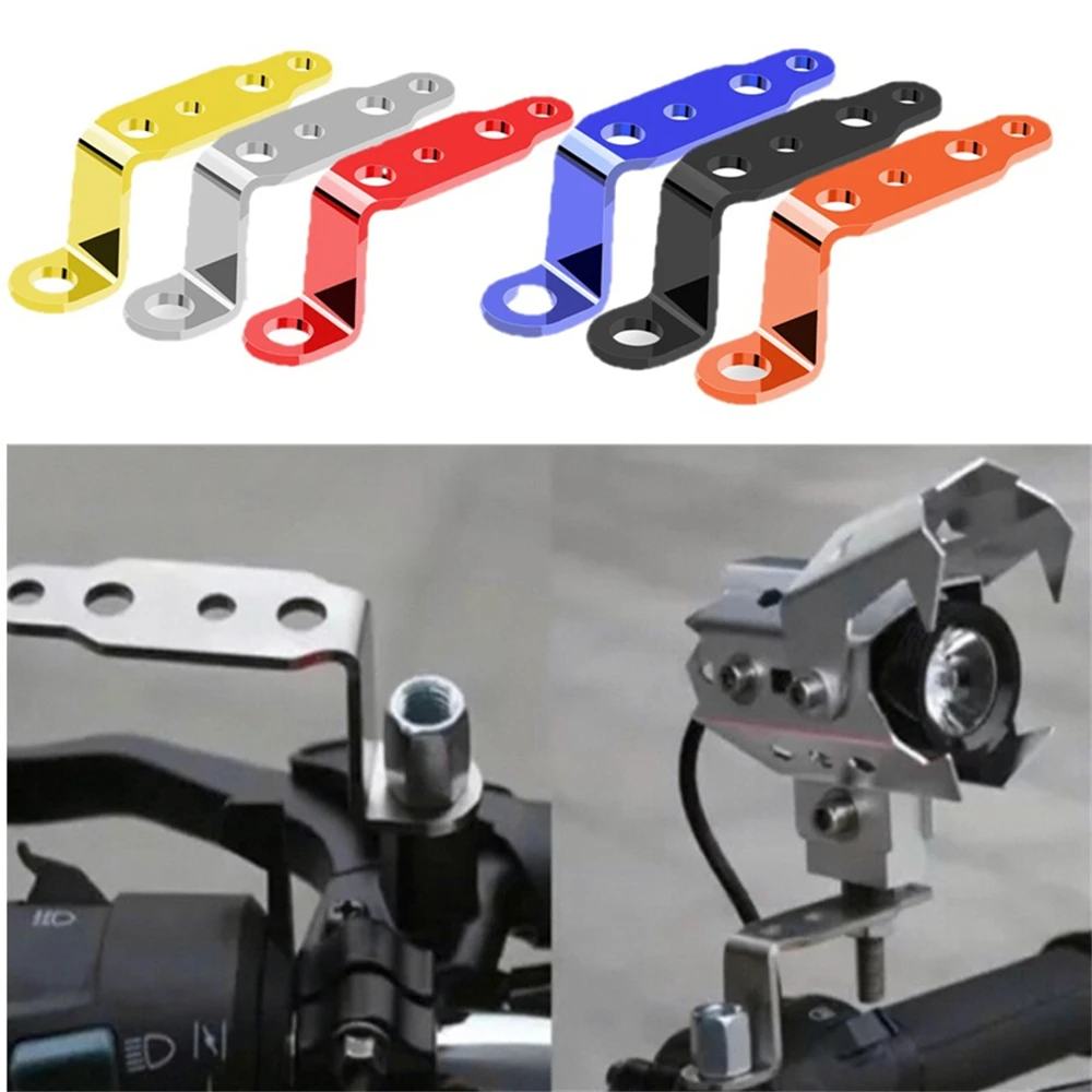 

Motorcycle Rearview Mirror Modified Headlight Extension Bracket Multi-functional LED Spotlight Electric Car Accessories