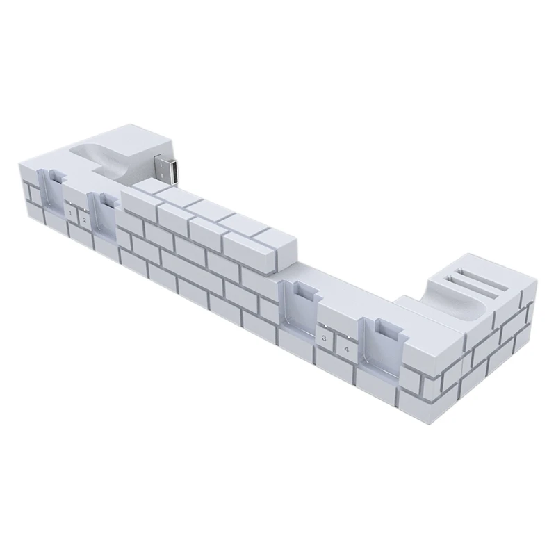 

Для переключателя Joy-Con док-станция для быстрой зарядки контроллер зарядное устройство для переключателя Joy-Con ручка многофункциональная ба...