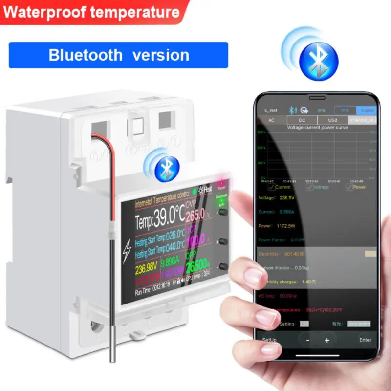 

Цифровой термостат AT4PTW с таймером и поддержкой Wi-Fi и Bluetooth