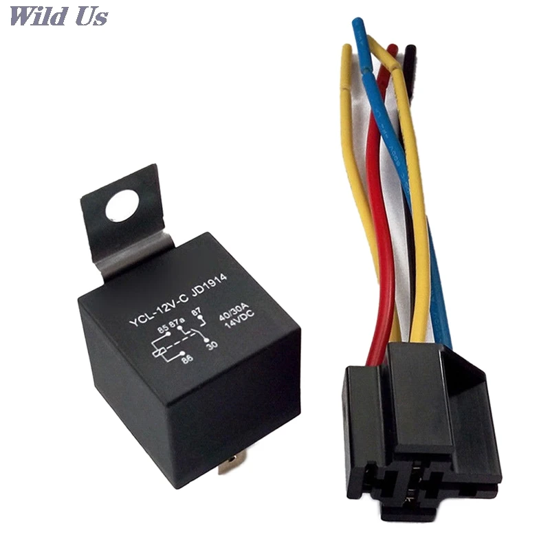 1 шт. автомобильное реле с 5 контактами 12 В/24 в пост. Тока