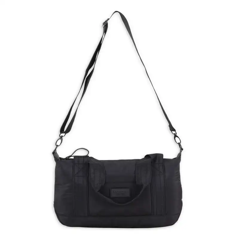 Soft and Limited Black Perfect Puffy Mini Weekender Bag - Ideal Companion to Make Your Weekend Adventures Extraordinary!