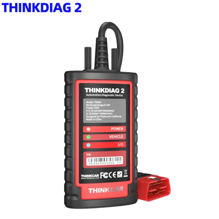 2023 НОВЫЙ THINKCAR THINKDIAG 2 OBD2 сканер кодов полная система 16 функция сброса CAN FD протокол