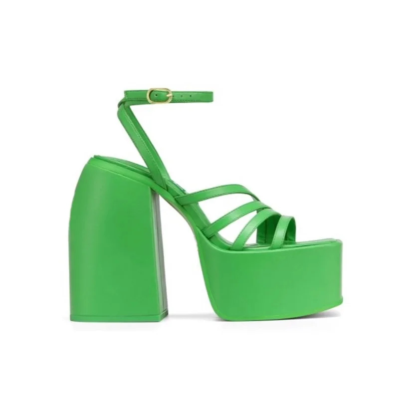 

Брендовые туфли на высоком каблуке, женские туфли-лодочки на платформе, Женская свадебвечерние, женские кожаные пляжные сандалии с ремешком на пятке