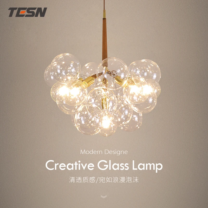 

Стеклянные лампы в скандинавском стиле, минималистичные светильники в стиле пост-модерн для гостиной, спальни, принцессы, креативная индив...