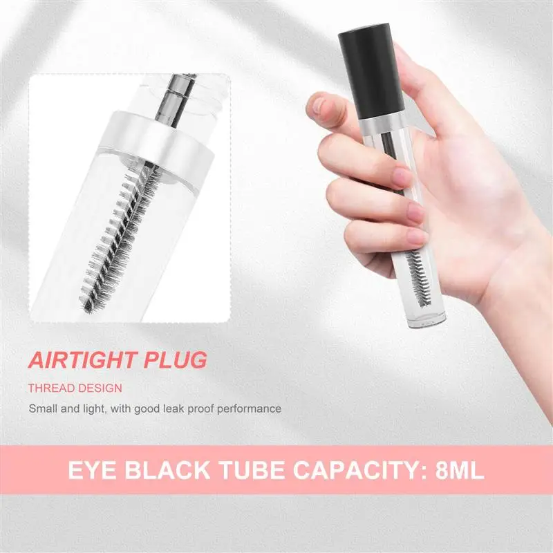 2 набора пустых тубок и палочек для туши ресниц с трубками капельницей