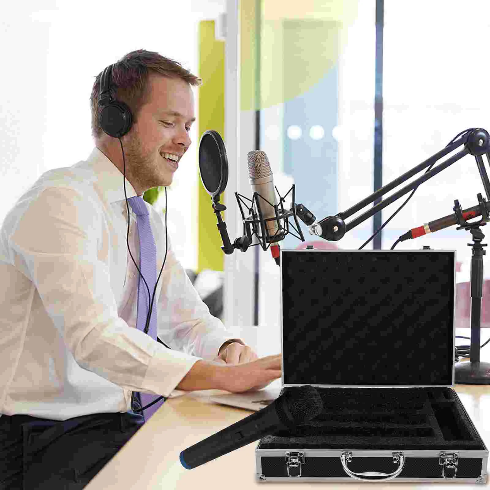 Дорожные аксессуары чехол для микрофонов держателя беспроводной ручной